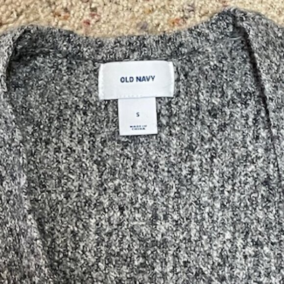 Old Navy Gray Open Front Sweater - S - Picture 4 of 6
